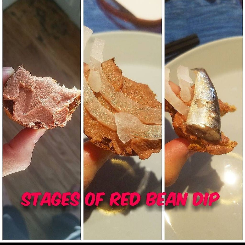 karstenztc's tweet photo. #breakfast recipe testing for @yumamifood | conclusion: sardines too strong to let the red bean shine -- need chicken or smoked salmon @greenegrape @amishmarket
.
.
.
#yumami #startup #projectnosh #seriouseats #cooksillustrated #eeeeeats #wework https://t.co/XbkVNLwroz https://t.co/E0Z55VXI0P