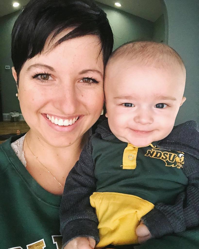 PrairieCA's tweet photo. Get up!! It’s Game Day!! We will be cheering for a #Bison win today as they play for their 6th championship in 7 years!! Now we’ve just got to teach him to put his horns up! #Bisonintraining #NDSU #HornsUp #BisonNation https://t.co/C3koQYWL0Q https://t.co/4vTpMO6VPB
