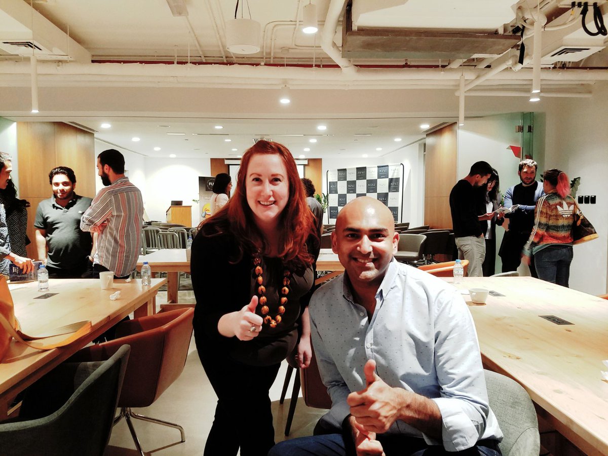 #Coworking collision! <a href="/sajidislam/">Sajid Islam</a> of <a href="/hubdhaka/">hubdhaka</a> visits <a href="/NESTDubai/">NEST Coworking Space</a> for <a href="/FUN_DXB/">FUNDXB</a> event during his visit to #DXB... The world is one big living room for #Entrepreneurs &amp; #EcosystemBuilders!

 #DigitalNomads #Freelancer #Workcation