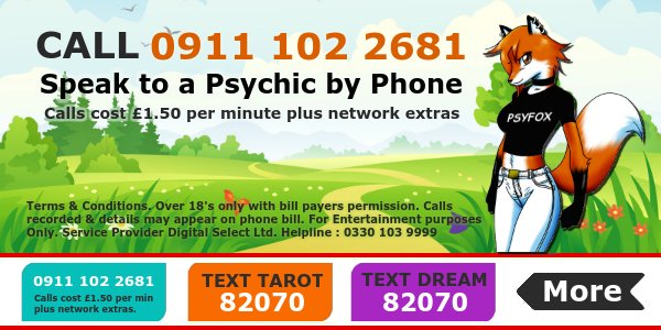 TextPsychic's tweet photo. ☎️ #Psychic Phone #Tarot Readings https://t.co/GCVCWSfCTm           

👉 #Prehen #Maydown #Ardmore #Eglington #Derry #Londonderry #UK https://t.co/s2QTfgbfMD