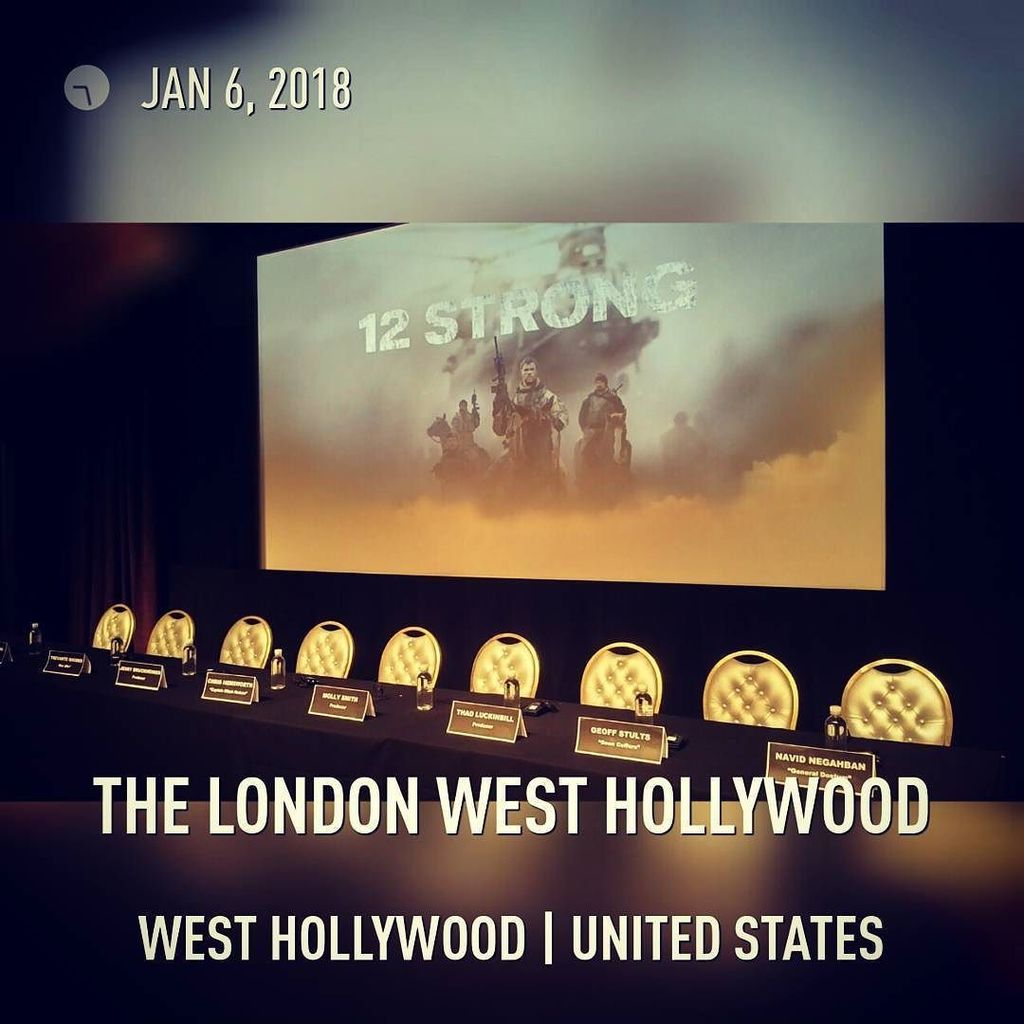 twotrey23's tweet photo. Agenda today... #12Strong @12strongmovie press conference. #TrevanteRhodes @_trevante_ #ChrisHemsworth #NavidNegahban #GeoffStults #ThadLuckinbill #JerryBruckheimer #NicolaiFuglsig #MollySmith #DougStanton #film #cinema #movies #movie #films #movie🎬… https://t.co/9oGDT2hJ28 https://t.co/5pWTJJbySx