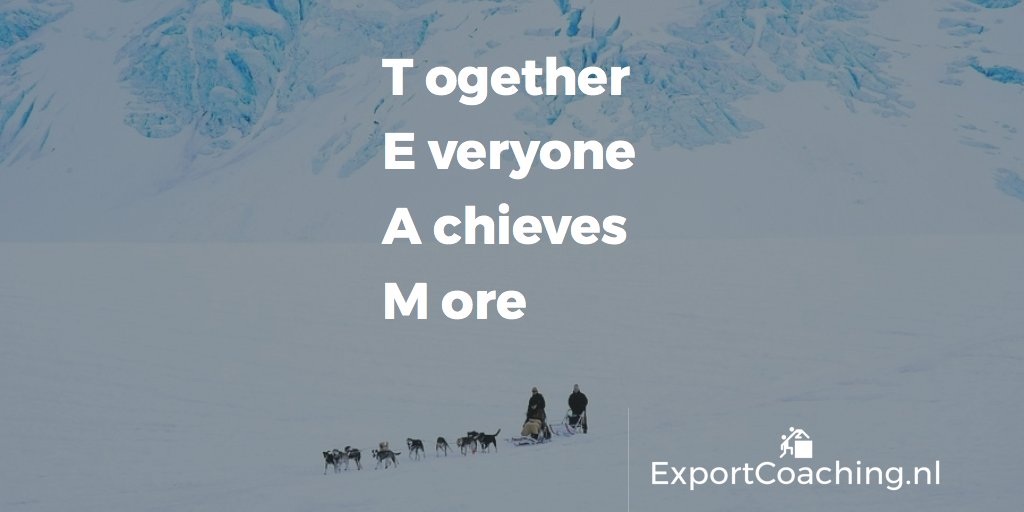 ExportCoachNL's tweet photo. Alleen zijn we slim, samen zijn we geniaal... #exporteren / #exportkansen https://t.co/HlgjSWcwxK
