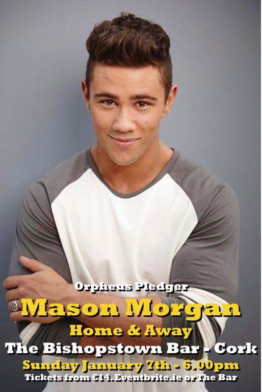 thebtownbar's tweet photo. Tomorrow night from @HomeandAwayTV we have Mason Morgan. Tickets on sale from the bar or on the night https://t.co/JlFQhN0ER9
