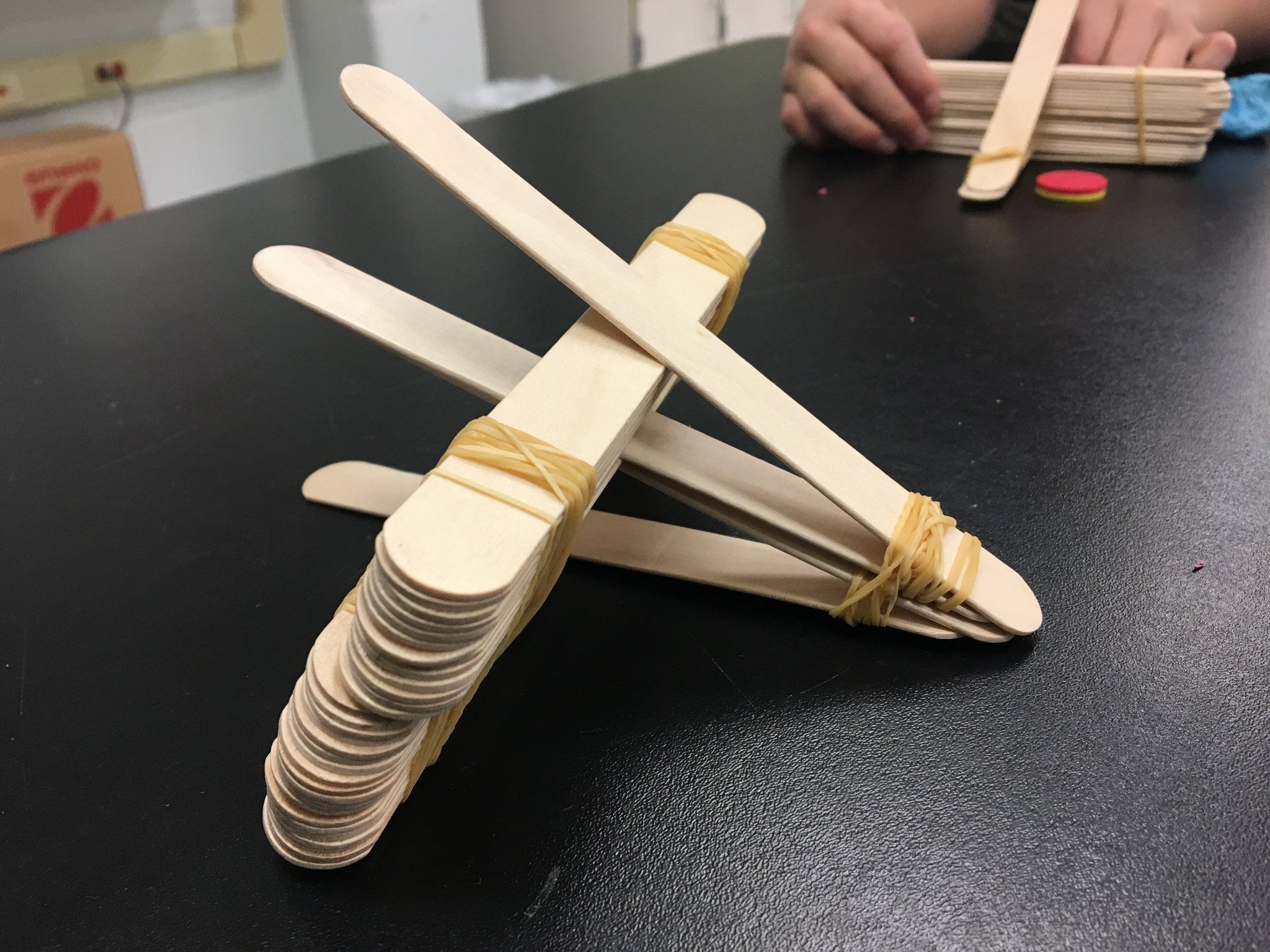 Lauren Rodriguez on Twitter "Yesterday, we designed a catapult out of popsicle sticks and