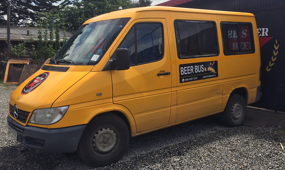 Nuestro Beer Bus! No te pierdas el lanzamiento del <a href="/ChesterBeer/">Chester Beer Brew Co</a> Bus el 11 de Enero 2018. El primer traslado sera en frente de la estación de trenes de Puerto Varas en la Calle Klener a las 14:00. Tendremos todas nuestras cervezas y venta de ostras de Ostra Bar.  #beerbus