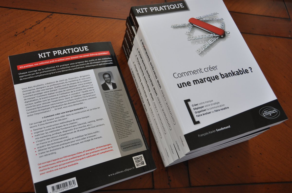 fxgoudemand's tweet image. Merci @MBoumendil @SixiemeSon pour votre contribution dans mon ouvrage "Comment créer une marque bankable ?" #nouveaulivre #marquebankable #designsonore #branding &amp;gt; Parution le 9 janvier