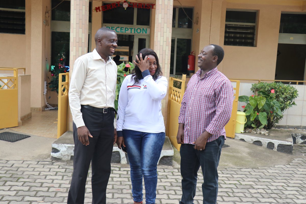 bunifuInc's tweet photo. A light moment at Bunifu #DRC leadership planning retreat! I feel motivated with these two guys #Emmanuel and #Emmanuella https://t.co/3QOSGim3D0