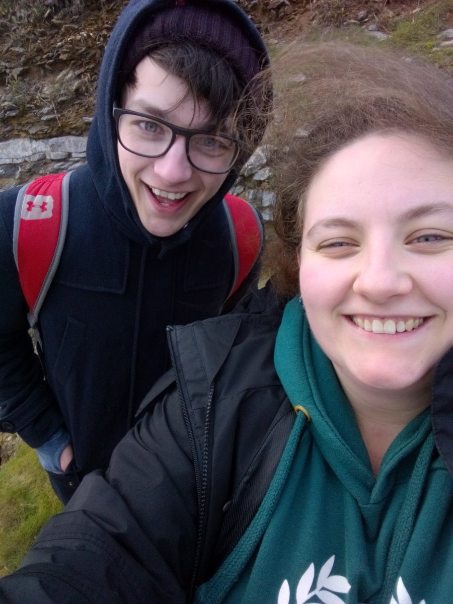 NaylorVictoria's tweet photo. Great trip to @Kents_Cavern &amp; back to my study site, Hope's Nose. Thanks to @4Dlandscapes for leading the tour! What a great way to wrap up @QRA2018 with @LTaylor1995 #QRA2018 https://t.co/ym3HWRllXa
