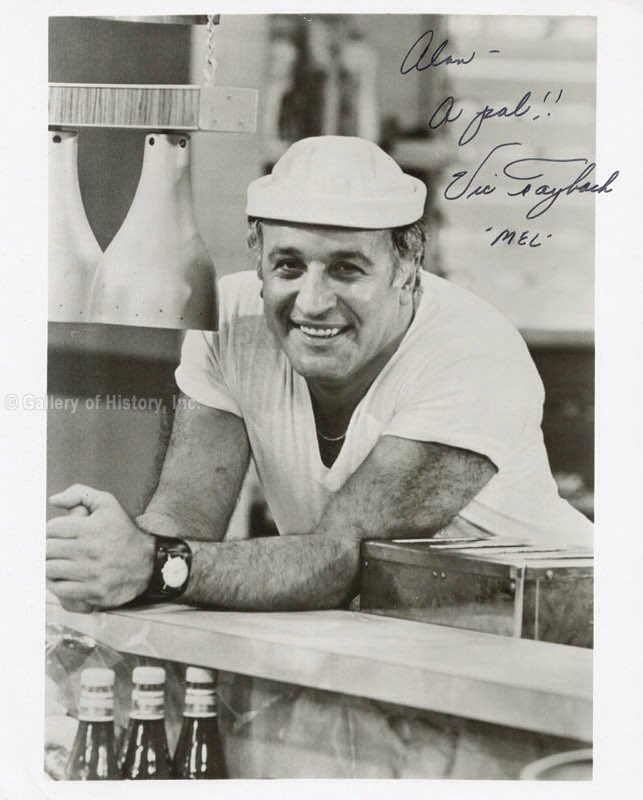 Happy 88th birthday to the late, handsome, strapping young bastard by the name of Vic Tayback. 