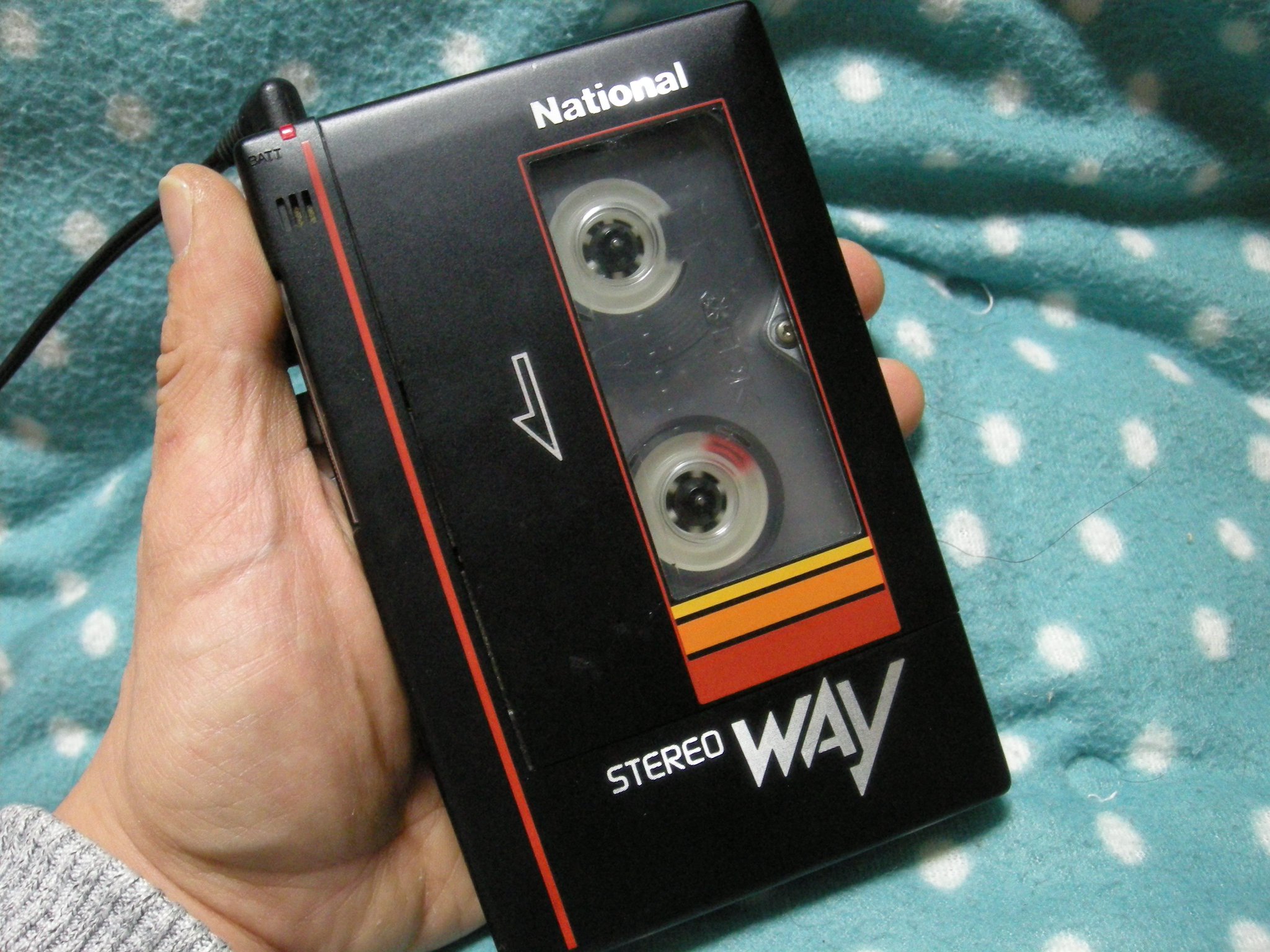 ナショナル STEREO Way RQ-J9 カセットプレイヤー National ステレオ