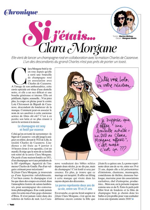 Vraiment, je n&rsquo;aurais pas dit mieux... Merci #marionmichau &amp; #margauxmotin #chronique @voici #champagne<a href="/tag/marionmichau"class="tags">#marionmichau</a><a href="/tag/champagne"class="tags"><span>#champagne</span></a><a href="/tag/claramorgane"class="tags"><span>#claramorgane</span></a><a href="/tag/clara"class="tags"><span>#clara</span></a><a href="/tag/chronique"class="tags"><span>#chronique</span></a><a href="/tag/charlesdecazanove"class="tags"><span>#charlesdecazanove</span></a>