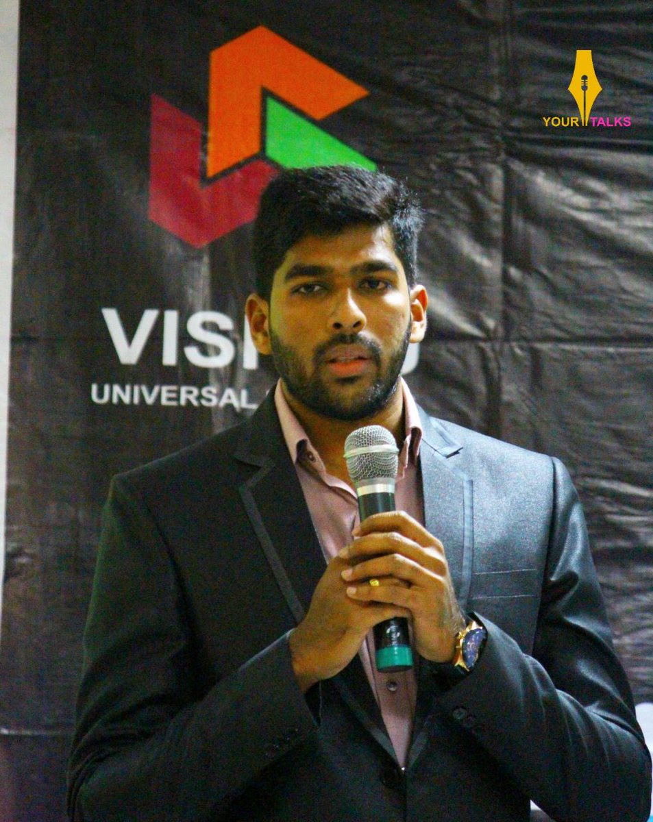 YourTalksLive's tweet photo. Sriram Arumilli , the President of Earthlings NGO , is one of those who encourages the youth towards the act of selflessness for the needy.
It was great having him.🔥
Stay tuned for upcoming youth empowerment sessions (YES)!
#YES #YourTalks #season2
#WeAreAllLeaders 🔥 https://t.co/ZiNbBsoj4O