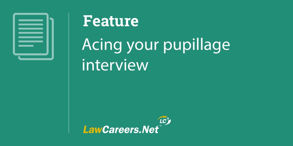 Managed to impress on your #pupillage application, but now worried about the interview? Read this sage advice from an <a href="/UniversityofLaw/">The University of Law</a> expert ow.ly/mDhJ30hB1ub