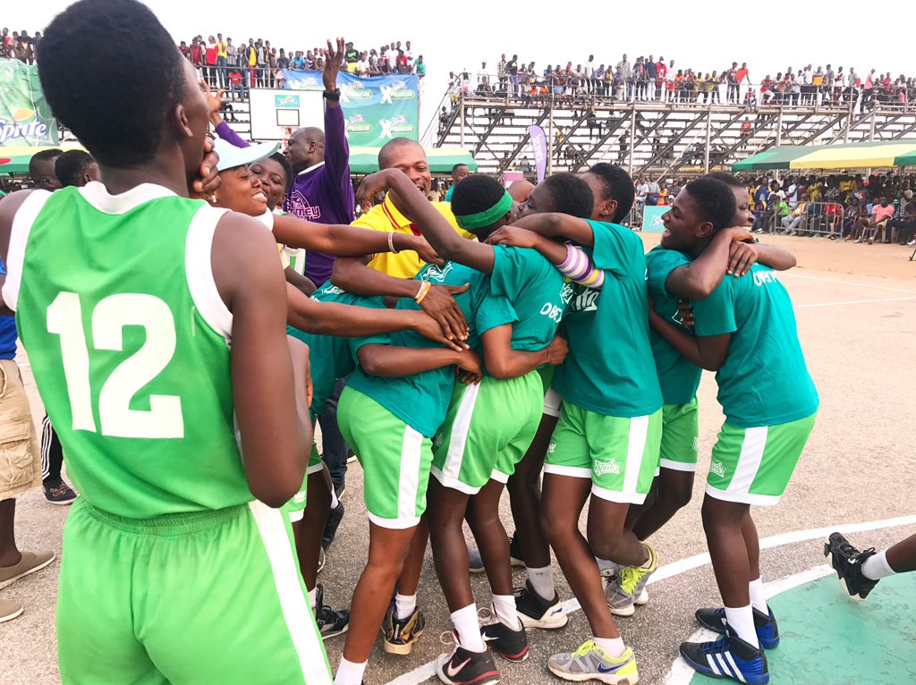 SpriteBall's tweet photo. Kumasi Girls' High School Are national champions, beating Accra Wesley Girls 30 - 29 in OT.
#SpriteBall17 https://t.co/JSjFMPfQd6