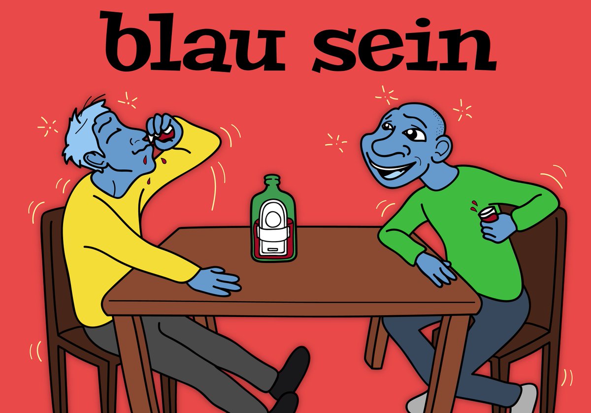 Yesterday was my birthday, I turned 32. Guess what happened to me... 

I was blue! 😇

Bedeutung: betrunken sein
Englisch: to be drunk
Wortwörtlich: to be blue 

#learngerman #deutschlernen #blue #blau