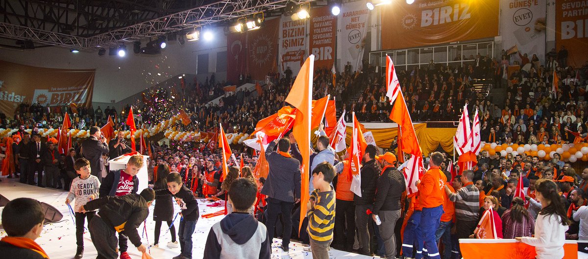 Binlerce yürek Lefkoşa'da B1R olduk! #BirOluruzBaşarırız #Biriz #B1riz #TekBaşınaİktidar #UlusalBirlikPartisi #UBP2018