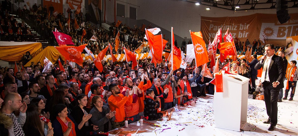 Binlerce yürek Lefkoşa'da B1R olduk! #BirOluruzBaşarırız #Biriz #B1riz #TekBaşınaİktidar #UlusalBirlikPartisi #UBP2018