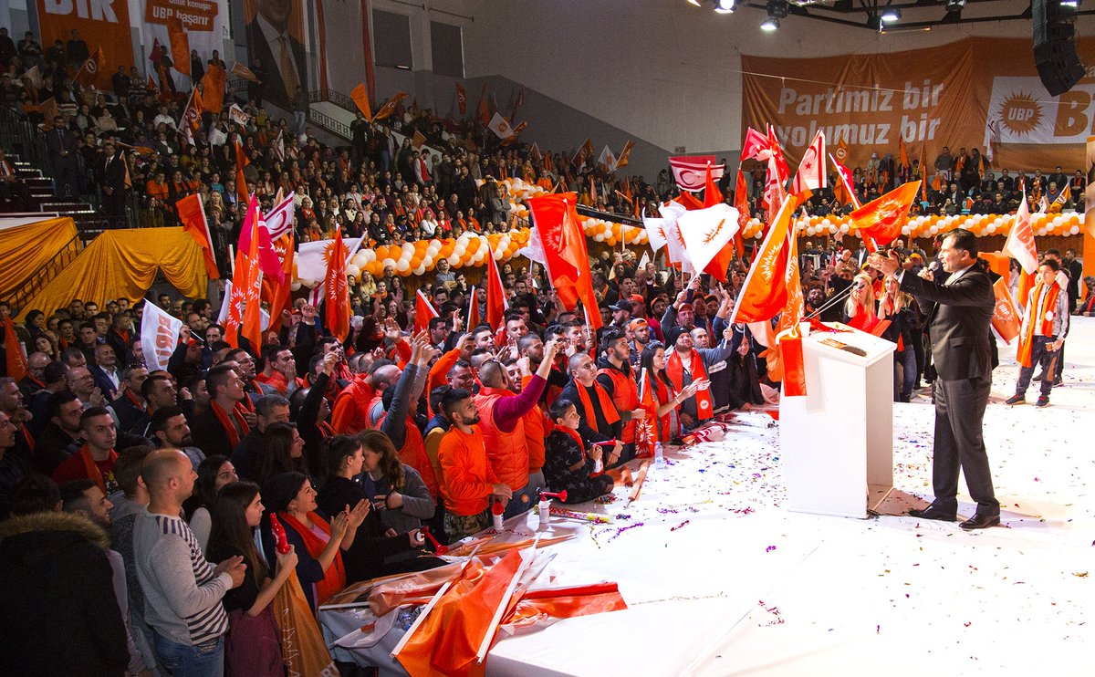 Binlerce yürek Lefkoşa'da B1R olduk! #BirOluruzBaşarırız #Biriz #B1riz #TekBaşınaİktidar #UlusalBirlikPartisi #UBP2018