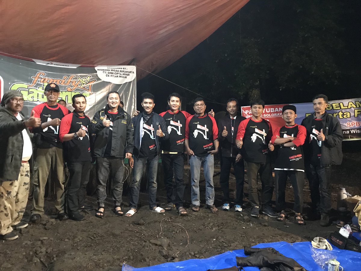 Ziko_Wahyudi's tweet photo. Camping Silaturahmi &amp; Syukuran Satgas Lancar ala SPBU Solo Raya @Tawangmangu-Karanganyar
#mor4sik @MOR4_GM https://t.co/v25N8Kkq5S