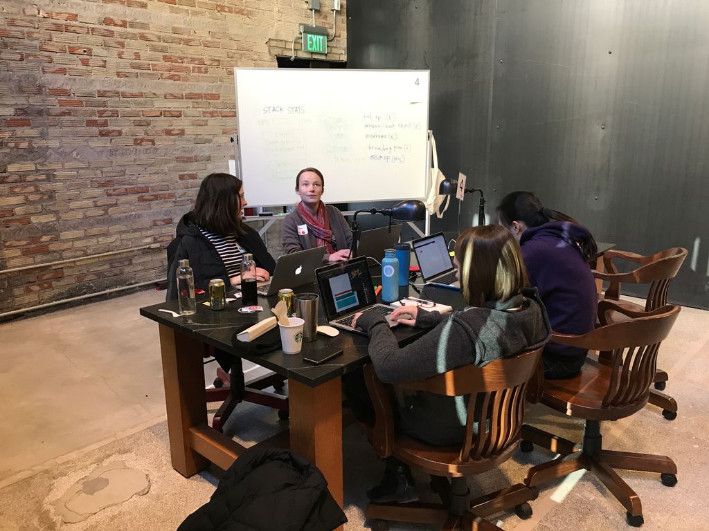 HackTheGap's tweet image. Hey bookworms, check out Team #StackStats. This group is working on an organizational tool to track &amp;amp; analyze the books you read. 📚#HackTheGap2018