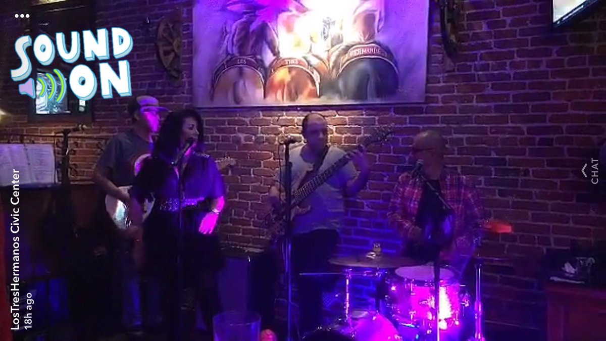 ExxaBand's tweet photo. Rock and Roll Tonight.! ๐๐ป๐
At LOS TRES HEMANOS - VAN NUYS, CA
Join us every Friday and Saturday from 7pm to 11pm. Acompaรฑanos cada Viernes y Sabado de 7pm a 11pm 6269 Van Nuys Blvd Van Nuys, CA 91401 RSVP: (818) 786-7600 #exaband #3hermanosvn #lostreshermanos #musica https://t.co/cTiRFClaJ5