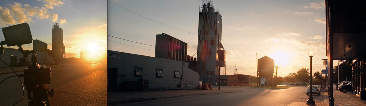 Capturing that magic hour shot from behind and in front of the camera!
#ColorMeYouFilm