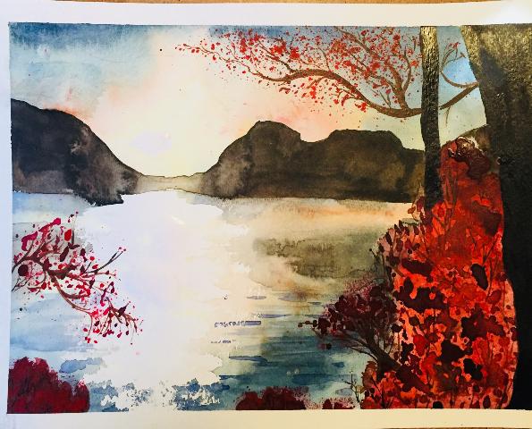 JRHvisualart's tweet photo. "Autumn Breeze"
Watercolor on paper
9*12
$45 https://t.co/xim69b3ZwF