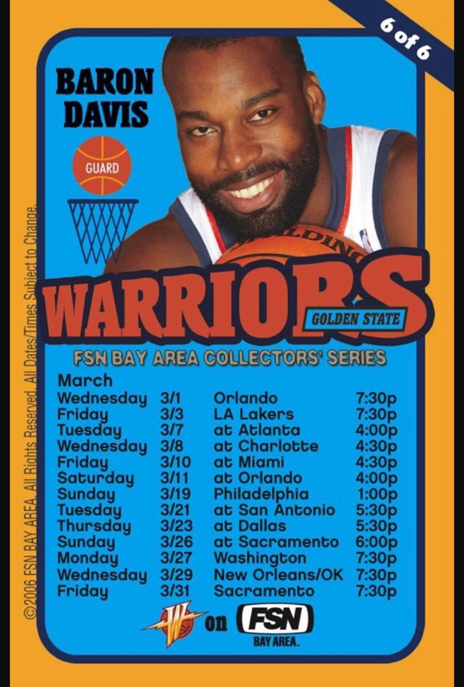 Thisdayinsuck's tweet photo. 1/6/2006 – FSN and Warriors begin a promotion with BART by printing “basketball cards" on the back of BART tickets. https://t.co/zgfBcFQSoU