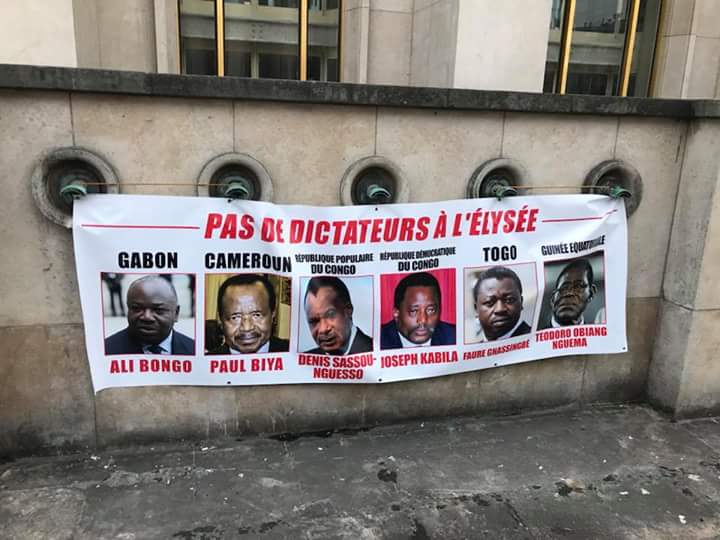 gabon_marcella's tweet photo. Depuis 50 ans, le clan Bongo s'impose au pouvoir par la force au #Gabon
Le peuple #Gabon ais et sa diaspora de #Paris exige le départ d'#AliBongo.
50 ans #CaSuffitCommeCa

En direct de l'esplanade de #Trocadero 06/01/2018 
@UNHumanRights @UN @BBC @IntlCrimCourt #EnMarche @libe https://t.co/MSnzYbnY7g