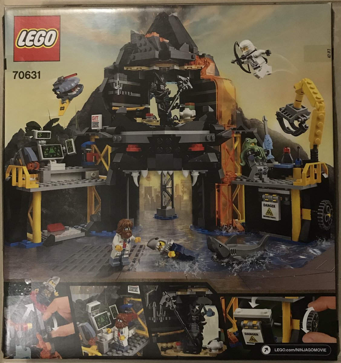 lego ninjago volcano set
