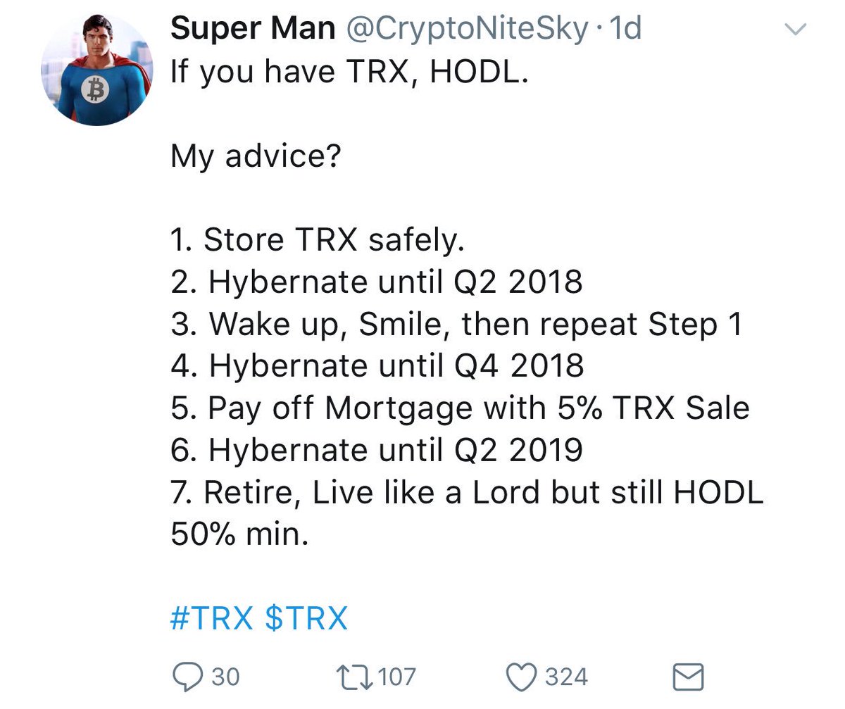 CryptoNiteSky's tweet photo. Crazy, I’ve reached 100 retweets and I didn’t offer free Crypto. That must be a first.
#TRX #XVG #Crypto #CryptoCurrency #BTC https://t.co/wRYBnys9Xq
