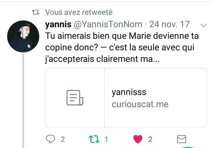 NaelCeleste's tweet photo. ⚠️⚠️@YannisTonNom "accepterait clairement" (selon ses dires) de sortir avec @mariearonica !! ⚠️⚠️ https://t.co/8q0EUASB4i