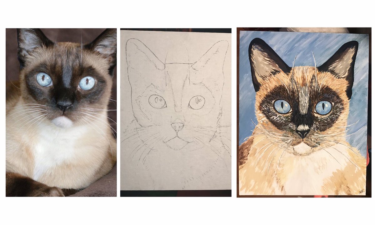 “FRANCES” — #Siamese #Snowshoe #shelter #rescue #cat, commissioned #portrait by #ChromeSkies chromeskies.com

#cats #CatsOfTwitter #pets #petportraits #catpaintings #paintings #AdoptDontShop #art #catlovers #petlovers #RescueCat #artistsontwitter #artist #artists #animals