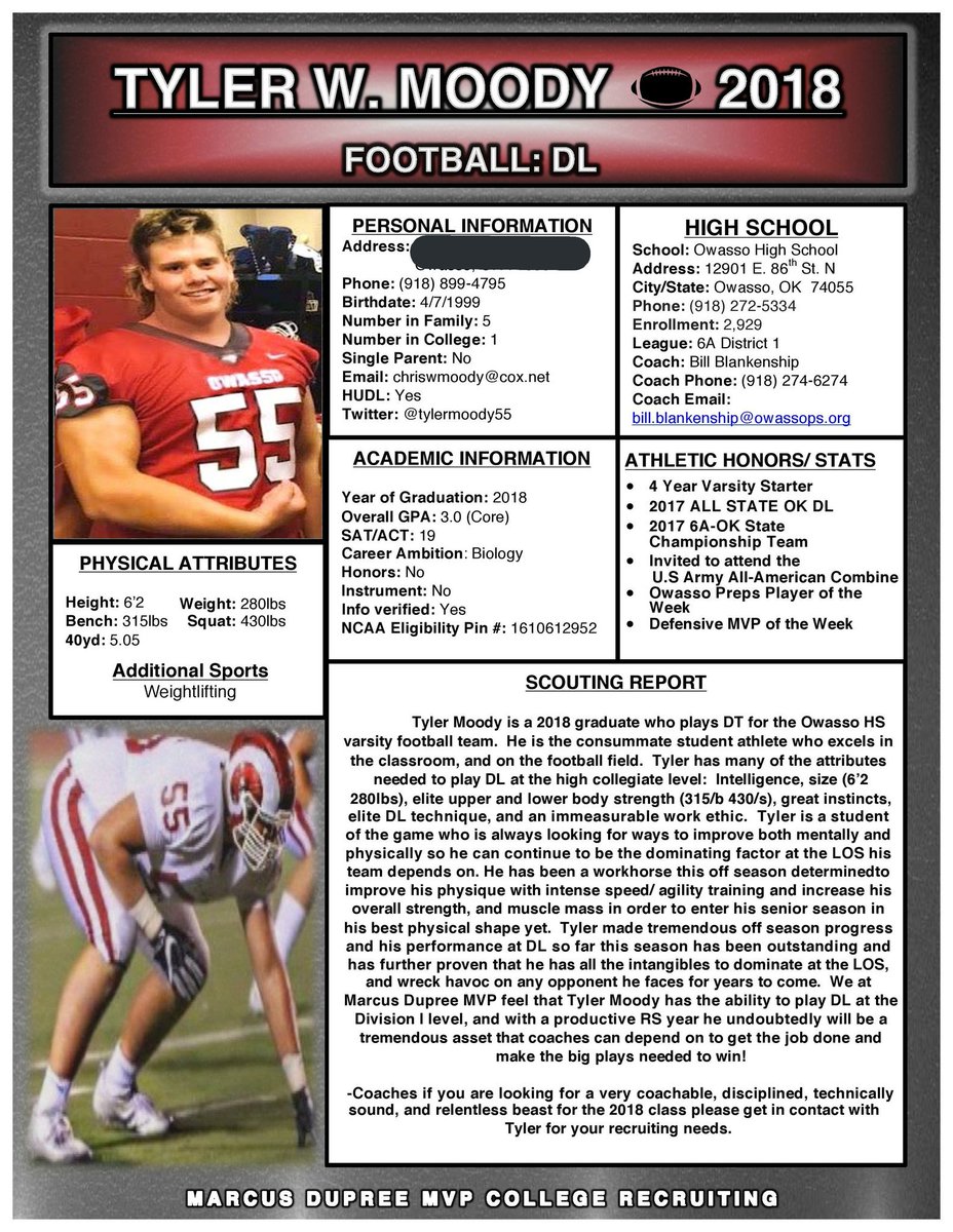 MVPCoachCourt's tweet photo. ☠️🏴🏴2018 BEST AVAILABLE @SpeedbyDupree DL🏴🏴☠️ @Tylermoody55 6'2" 280lbs 3.0GPA-Owasso,OK -This beast right here deserves national recogniton after the outstanding season he had! He def is one of the most technically gifted&amp;versatile HS DL we have had in our program💯👀 https://t.co/ZJetriaS52