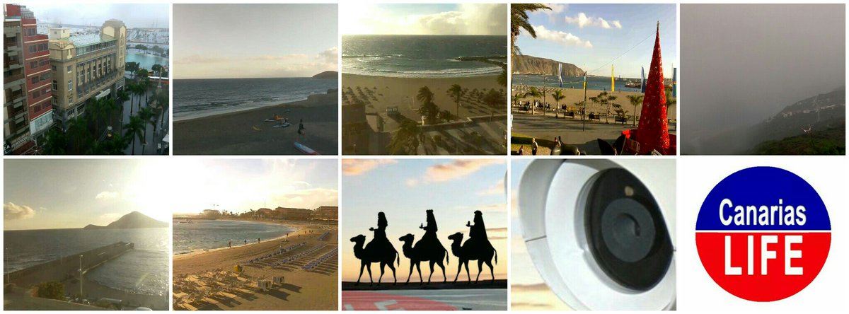 CanariasLifeW's tweet photo. FELIZ DÍA DE REYES 🎁
📹 #WebcamsEnDirecto desde diferentes puntos de las #IslasCanarias ⛅☔
🔸🔸🔸 https://t.co/xncbekNEA7 🔸🔸🔸 https://t.co/NhpUbki3oX