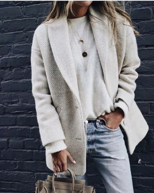 sezane manteau bow