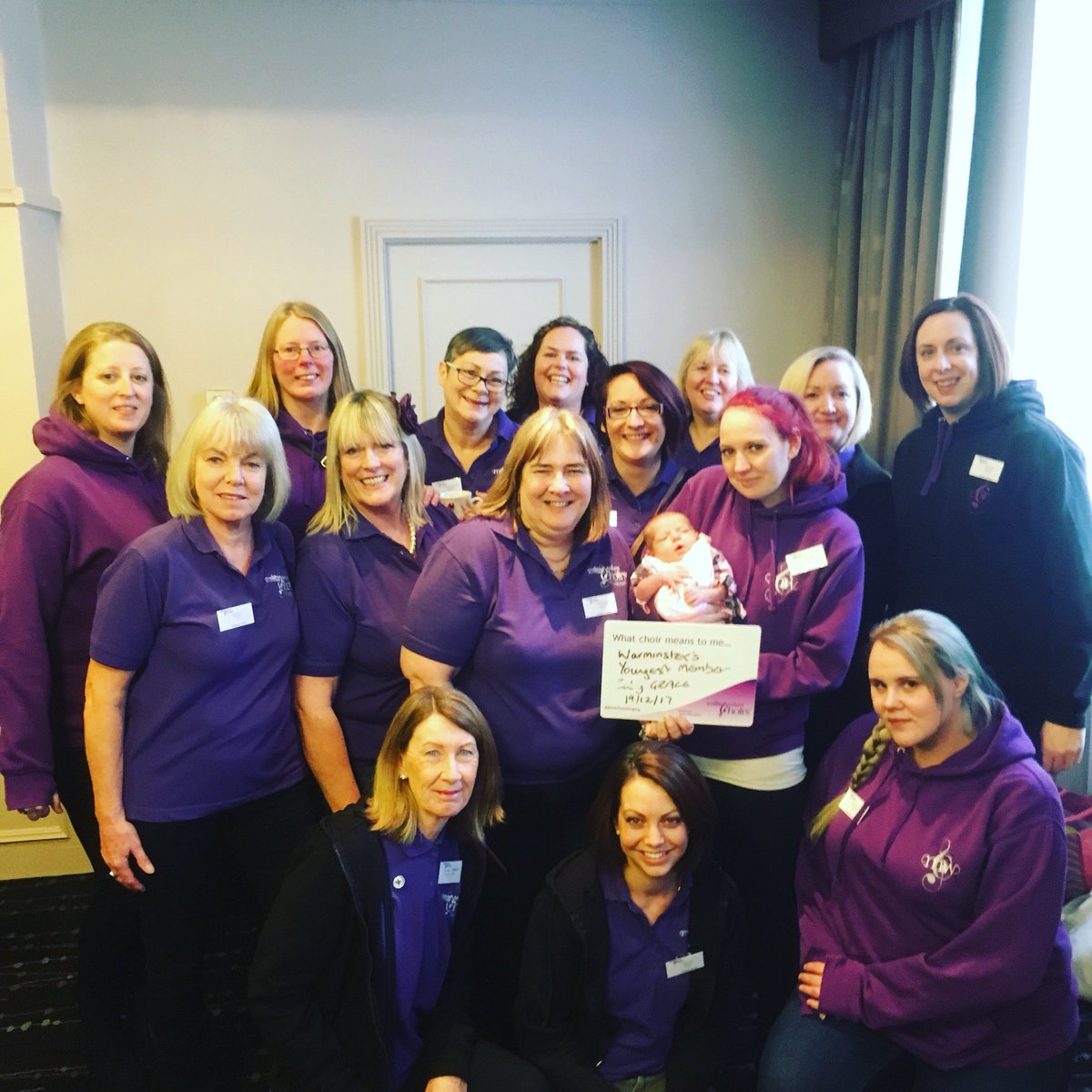 WGMWC's tweet photo. Our youngest member! #SingShareSupport https://t.co/JPM2UmDhxh