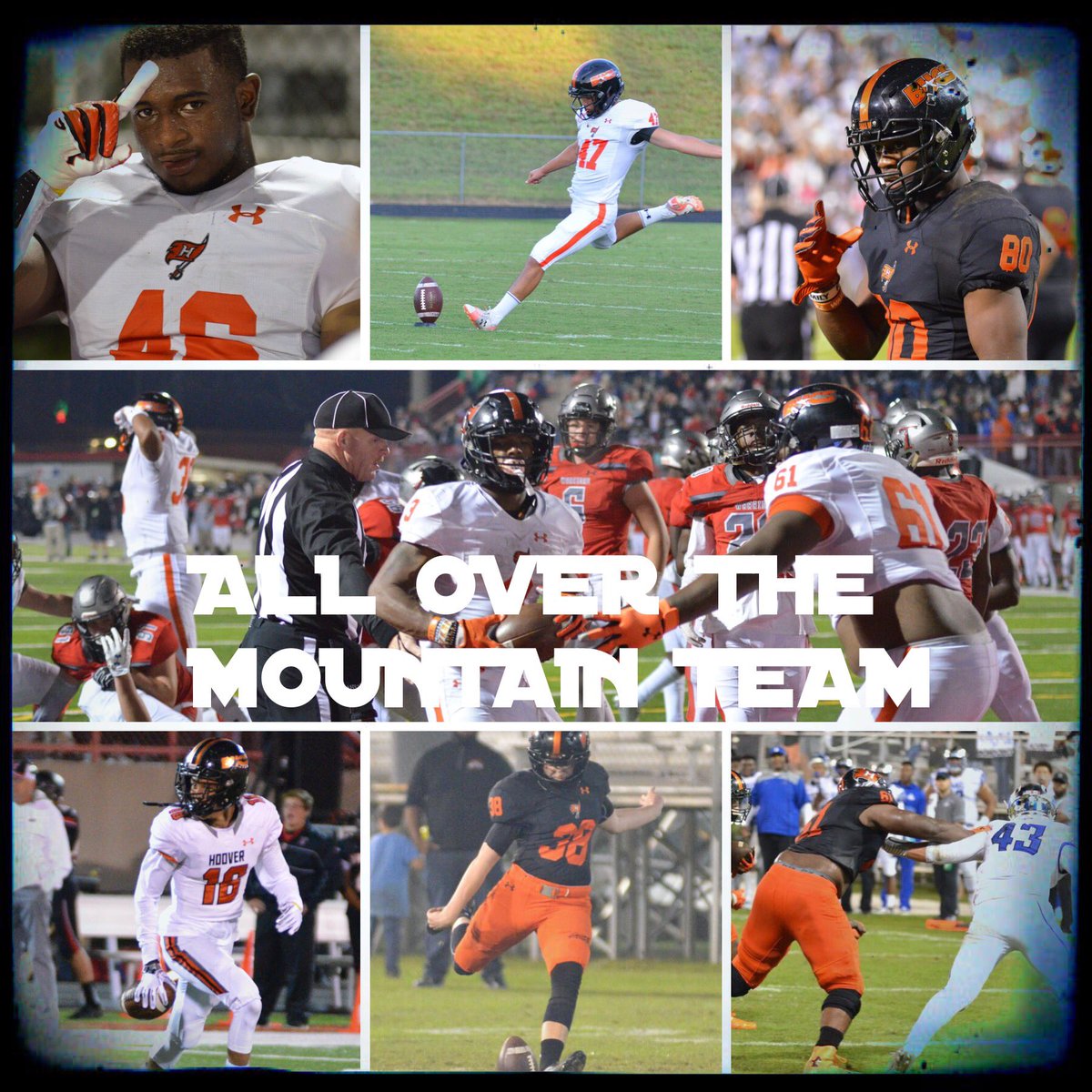 RecruitHoover's tweet photo. Congrats to Isaiah Hubbard @IsaiahHubbard46 Barret Pickering @PickeringBarret Shedrick Jackson @shedrickj85 Larry McCammon @LarryMcCammon3 Will Reichard @WillReichard Mike Maye @Bigmaye61 and Chase Brown @chasebrown_16 on their selection! #RecruitHooverAndWin @aldotcomPreps https://t.co/Gq0DEq3wvT