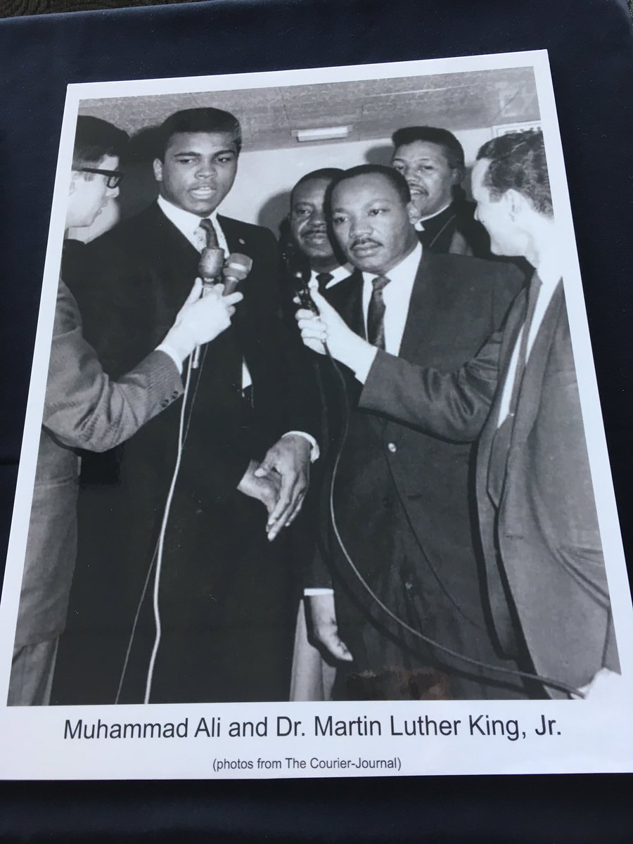 AlphaLambda1906's tweet photo. Dr. King was definitely familiar with Louisville. We are proud of the connection between him and the city. These photos and more will be on display at the 5th Annual HOPE Breakfast @AliCenter #2018HOPEBreakfast #MLK #louisville https://t.co/bL9YqFKcqf