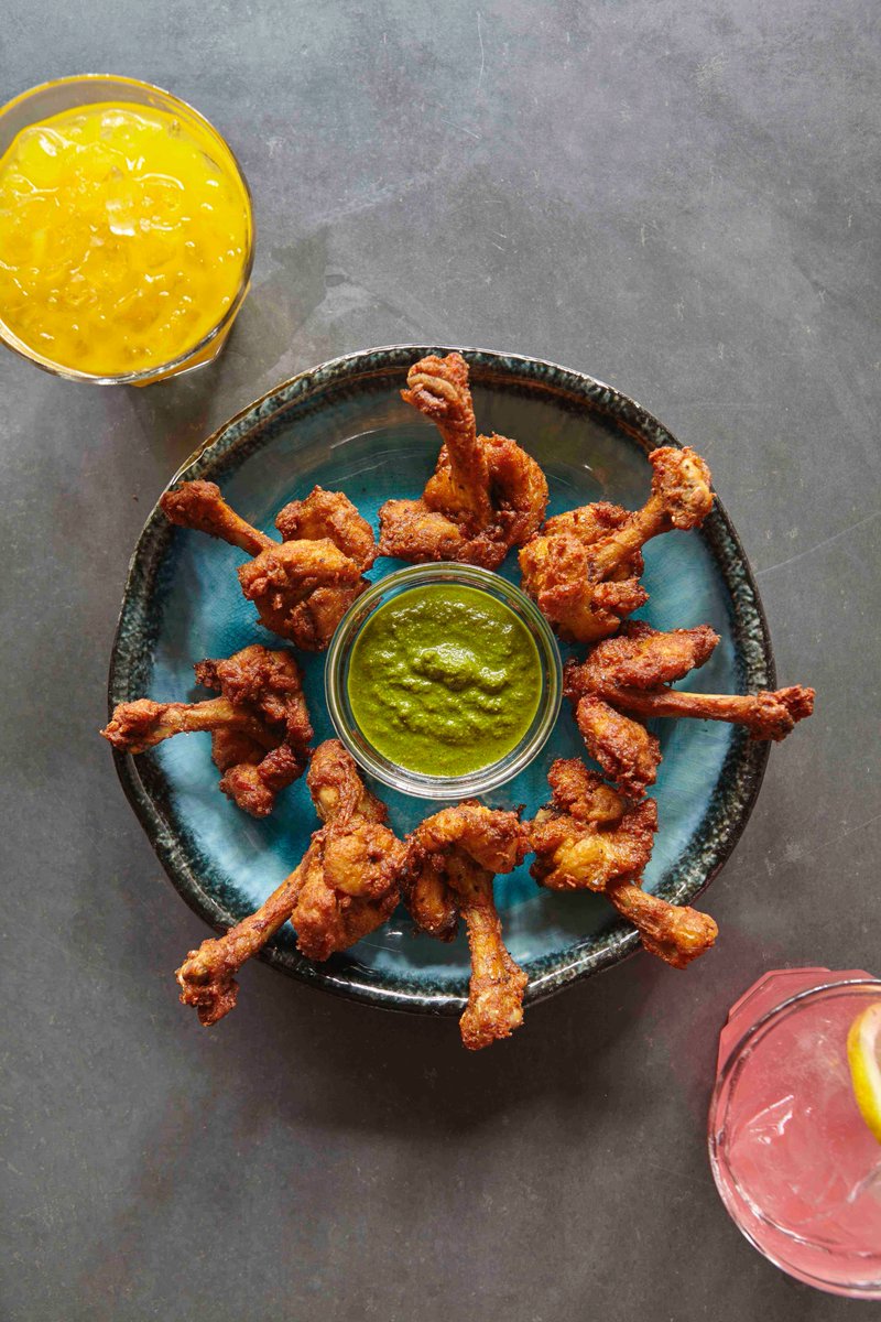Today's feeling like a Kerala Chicken Lollipops &amp; Pomegranate Martini kinda day #SoulFood #W1