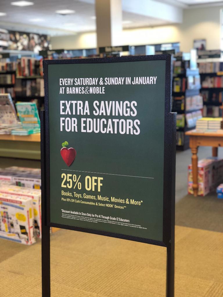 Barnes Noble On Twitter Pre K 12th Grade Educators Enjoy 25