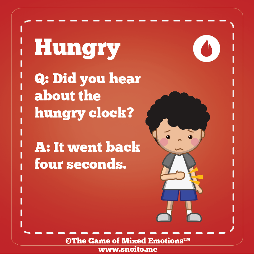 MxdEmotionsGame's tweet photo. New Year's Resolution diet fail yet? All I want to do is eat! Mind over matter and all that right? Thinking about giving a new meaning #HUNGERGAMES

https://t.co/cjHYXmzCb4 @TheresaClaireCT 

#dadjoke #puns #funny #schoolpsych #emotionsmatter #mindfulness #game https://t.co/aNW3PpmU7V