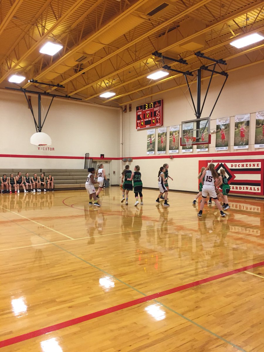 DuchesneSports's tweet photo. Freshmen🏀trails Skutt 15-19 #letsgo https://t.co/RYotYq0Ptk