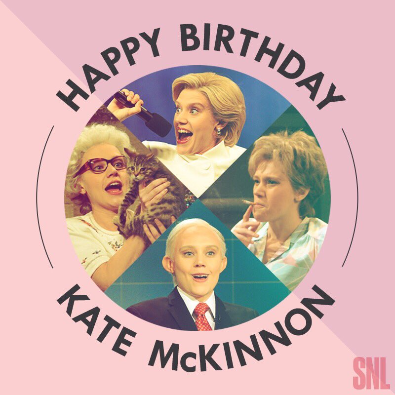 Everyone go wish Kate McKinnon a Happy Birthday!  