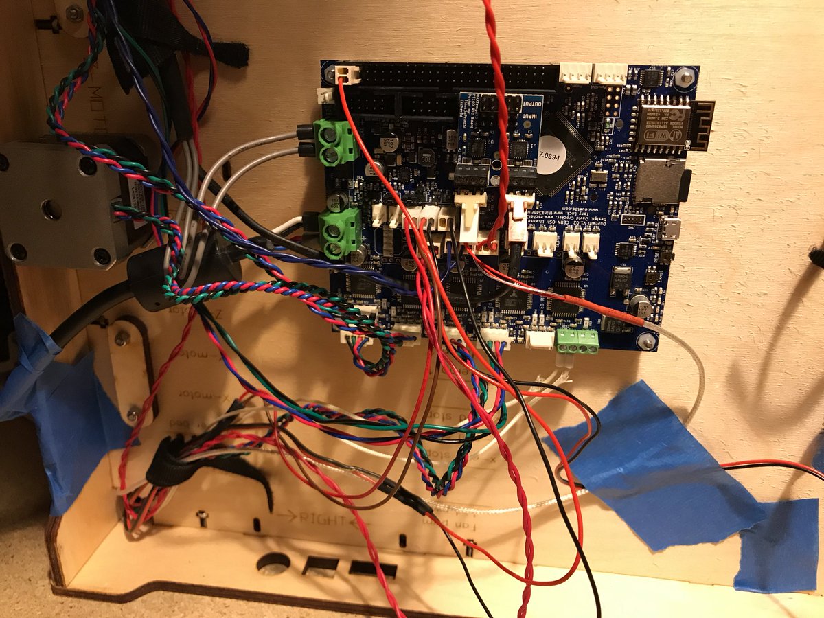 neotko's tweet image. Well #duet3D all connected and I think everything is where is has to be 🤔 

Now back to the #gudoxycore