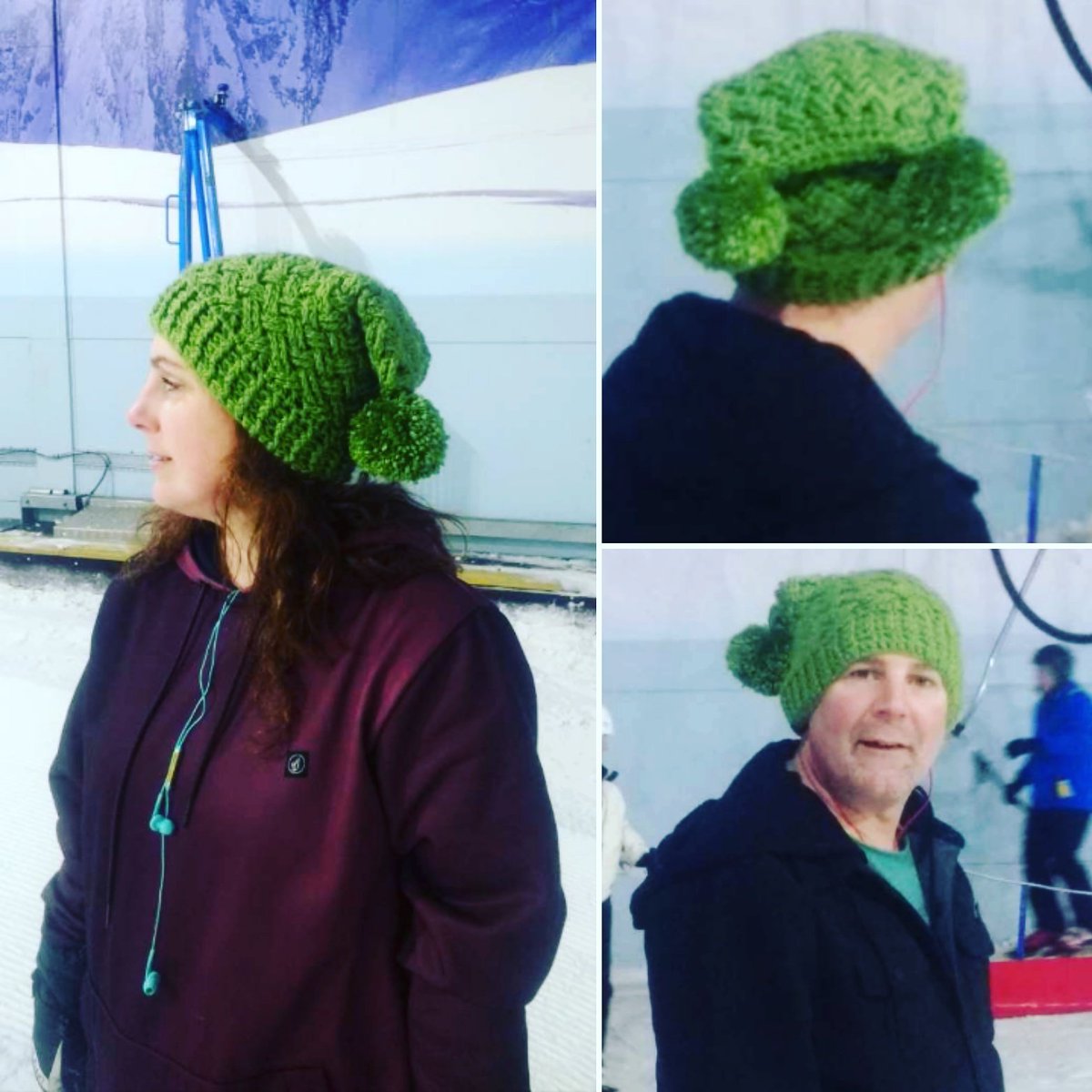 tinodesigns's tweet photo. Another happy customer! Our first ever double pom square beanie!
#tino #beanies #happycustomers #squarehat #doublepompom #green #square #pompom #bobblehat #crochet #wooly #woolyhats https://t.co/XOF40Q3ZP3