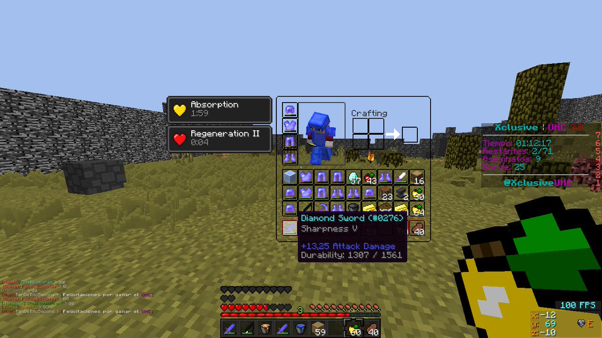 _Evantroll_'s tweet photo. GG Win #48 Creo En @XclusiveUHC Ty For Hosting / 9 Kills Super Stacked LMAO XD 2 Petos P4 Y 2 Pantalones P4 Y Sharp 5 y Secundaria Sharp 3 Fire 1 https://t.co/s00OC8l3ar