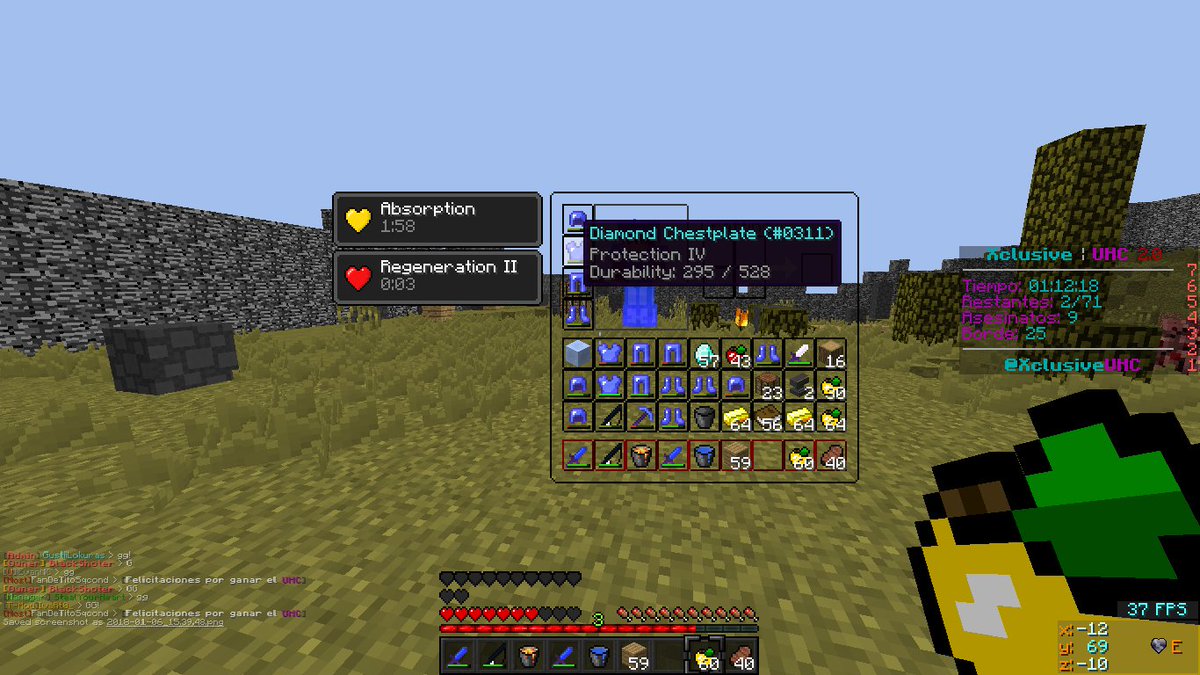 _Evantroll_'s tweet photo. GG Win #48 Creo En @XclusiveUHC Ty For Hosting / 9 Kills Super Stacked LMAO XD 2 Petos P4 Y 2 Pantalones P4 Y Sharp 5 y Secundaria Sharp 3 Fire 1 https://t.co/s00OC8l3ar