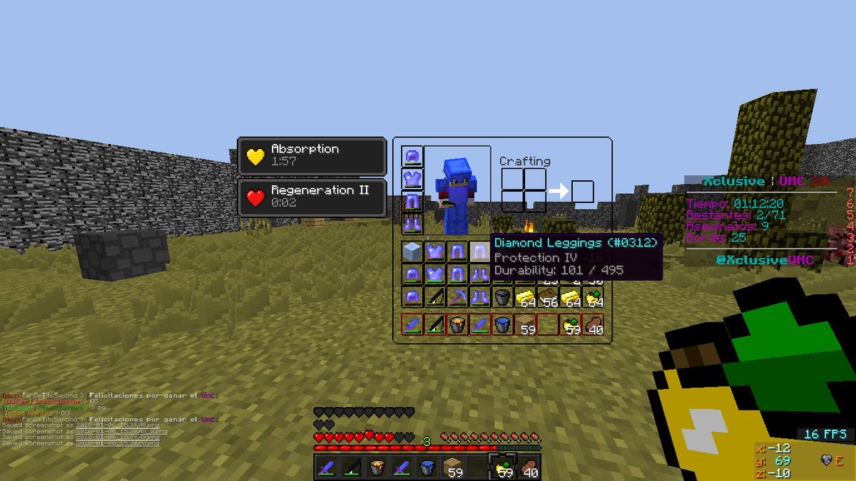 _Evantroll_'s tweet photo. GG Win #48 Creo En @XclusiveUHC Ty For Hosting / 9 Kills Super Stacked LMAO XD 2 Petos P4 Y 2 Pantalones P4 Y Sharp 5 y Secundaria Sharp 3 Fire 1 https://t.co/s00OC8l3ar