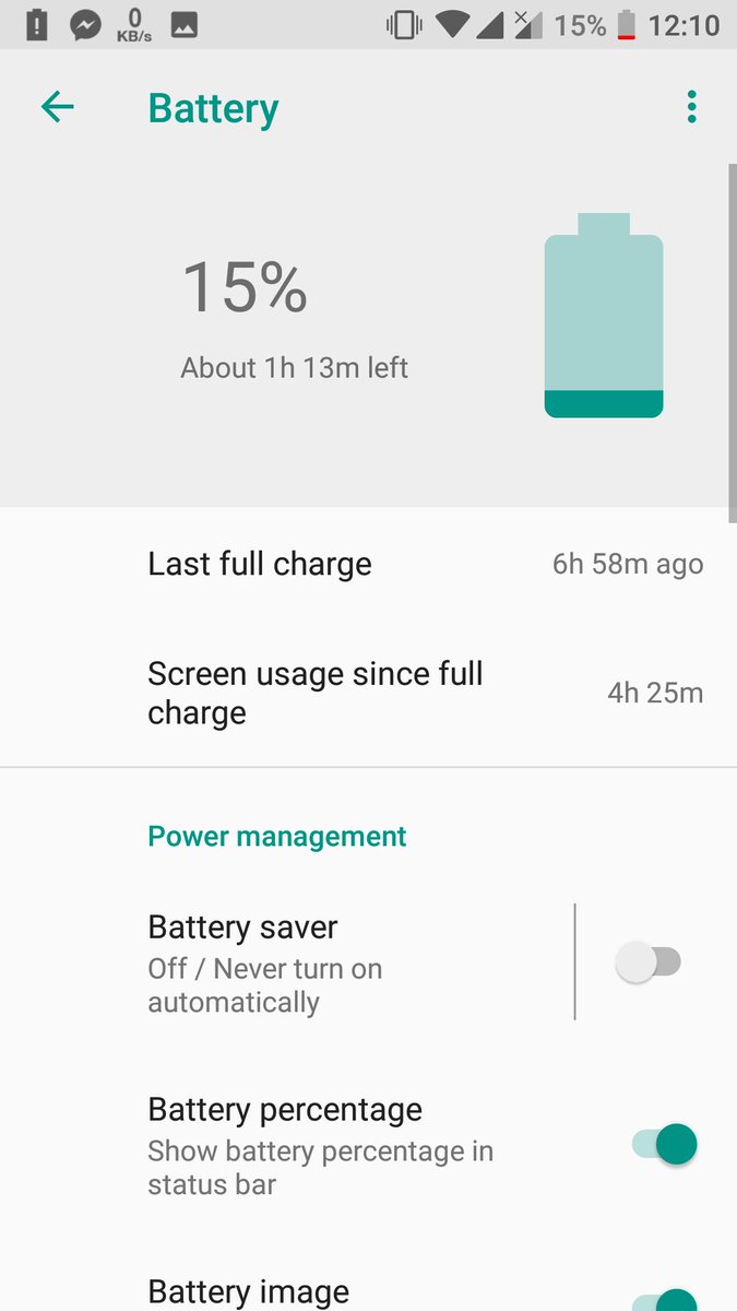 titash_sharma's tweet photo. Okay so here's the battery life of #OmniRom 8.1 on #Kenzo / #RedmiNote3 https://t.co/vUbCo669Y2